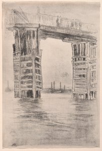 Den høje bro, 1878. af James Abbott McNeill Whistler