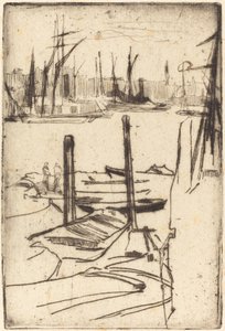 Den lille pool, 18761878. af James Abbott McNeill Whistler