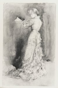 Toilettet, 1878. af James Abbott McNeill Whistler
