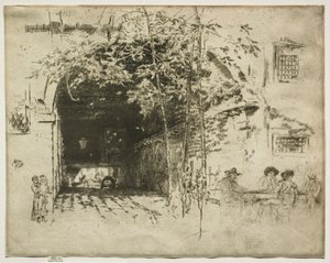 Færgen, 1880. af James Abbott McNeill Whistler