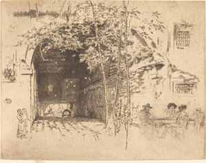 Færgen, nr. II, 18791880. af James Abbott McNeill Whistler