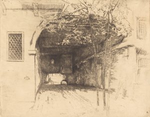 Færgen, nr. I, 18791880. af James Abbott McNeill Whistler