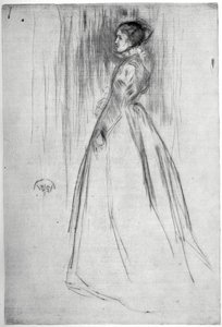 Fløjlskjole, 1873 1904. af James Abbott McNeill Whistler