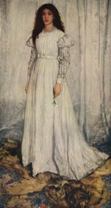 Den hvide pige, 1862 af James Abbott McNeill Whistler