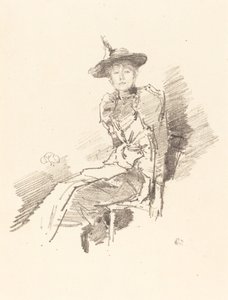 Den bevingede hat, 1890. af James Abbott McNeill Whistler