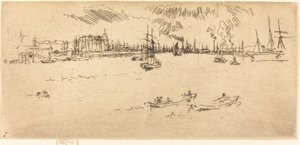Tilbury, 1887. af James Abbott McNeill Whistler