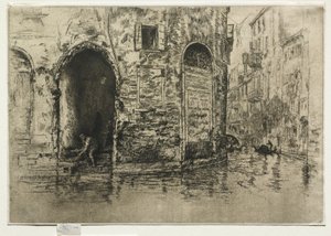 To døråbninger, 1880. af James Abbott McNeill Whistler