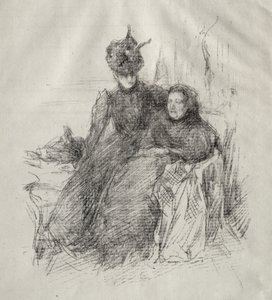 To kvinder. af James Abbott McNeill Whistler