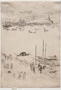 Opretstående Venedig. af James Abbott McNeill Whistler