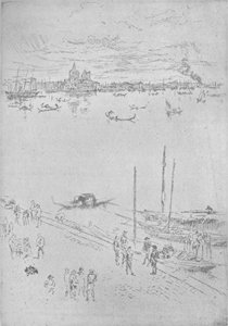 Opretstående Venedig, c1880, 1904 af James Abbott McNeill Whistler