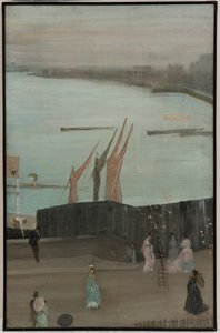 Variationer i rosa og grå: Chelsea af James Abbott McNeill Whistler