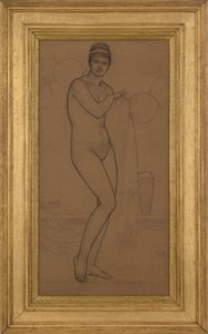 Venus står nøgen, 1869. af James Abbott McNeill Whistler