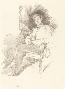 Walter Sickert, 1895. af James Abbott McNeill Whistler