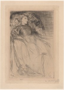 Trætte, 1863. af James Abbott McNeill Whistler