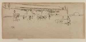 Vilde Vesten: Indianere, 1887. af James Abbott McNeill Whistler