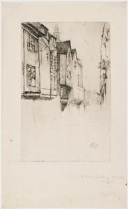 Great Street, London, 1877. af James Abbott McNeill Whistler