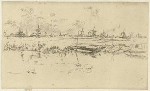 Zaandam af James Abbott McNeill Whistler