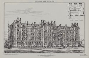Cadogan Terrace, Cadogan og Hans Place Estate, Chelsea, 1879 af James Akerman