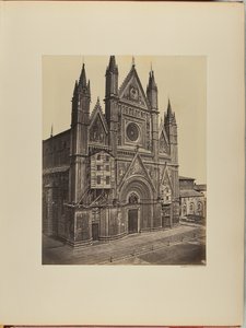 Facaden på Orvietos katedral af James Anderson