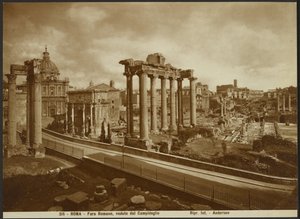 Forum Romanum, set fra hovedstaden af James Anderson