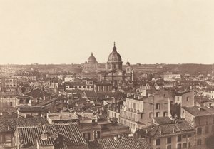 Udsigt over Rom, ca. 1855.
