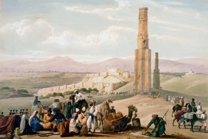 Ghanzi fæstning og citadel, første anglo-afghanske krig, 1838-1842 c1850.