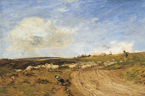 A Breezy Day (olie på lærred)