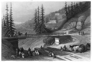 Simla, Indien, c1860. af James B. Allen