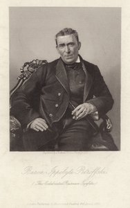 Baron Ippolyte Petroffski, russisk turfit, ca. 1860, gravering af James B. Hunt