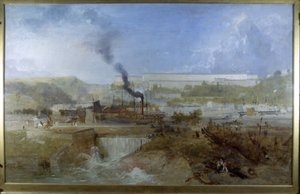 Clifton fra Overfall Dam af James Baker Pyne