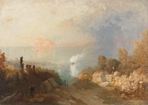 Indgangen til Menai-strædet af James Baker Pyne