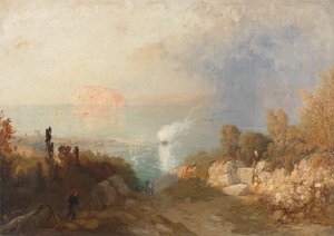Indgangen til Menai-strædet af James Baker Pyne