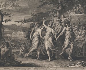 A Grecian Harvest Home (Designer til væggene i det store rum i Society for the Encouragement of the Arts) af James Barry