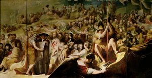 Elysium, eller State of Final Retribution, sjette i serien The Progress of Human Culture and Knowledge, detaljer om videnskabsmænd og filosoffer (se 101465)