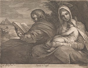 Hvil i Egypten af James Barry