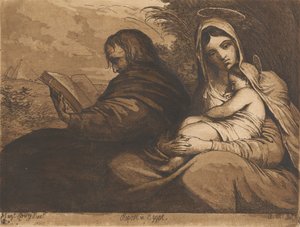 Hvil i Egypten af James Barry