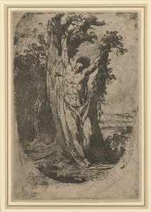 Sankt Sebastian, ca. 1776 (blødgrundsradering med roulettearbejde og bid) af James Barry
