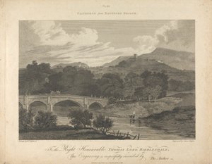 Clitheros fra Eadsford Bridge af James Basire