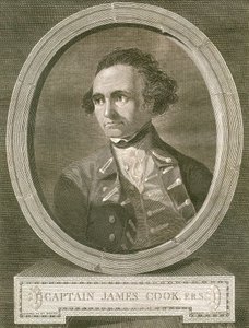 Portræt af kaptajn James Cook af James Basire