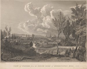 Udsigt over Oxford fra sydsiden af Heddington Hill af James Basire