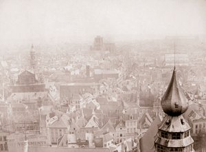 Antwerpen skyline, 1898. af James Batkin