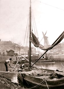 Kanalbåd, Rotterdam, 1898. af James Batkin