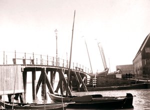 Kanalbåde, Marken Island, Holland, 1898 af James Batkin