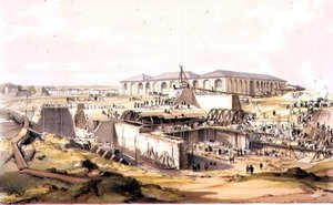 Building the Stationary Engine House, Camden Town, 28. april 1837, indgraveret af kunstneren