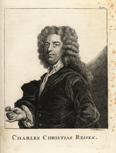 Portræt af Charles Christian Reisen (1680-1725), engelsk ædelstensgravør og seglgravør
