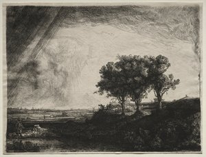De tre træer, ca. 1770-1844.