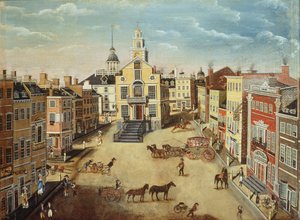 Old State House, Boston af James Brown Marston