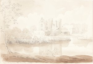 Castle Rheban ved floden Barrow, Athy.