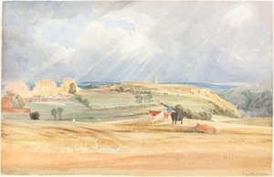 Landskab med kvæg Somerset, 1830.