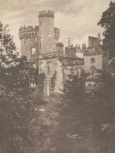 Udsigt over Tullichewan Castle, Glasgow. af James Campbell of Strachathro